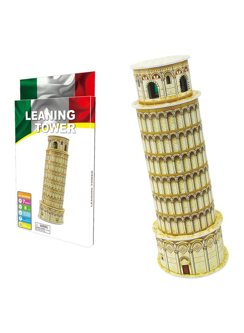 لعبة لغز الهندسة المعمارية العالمية الشهيرة برج بيزا المائل للأطفال - Image 1